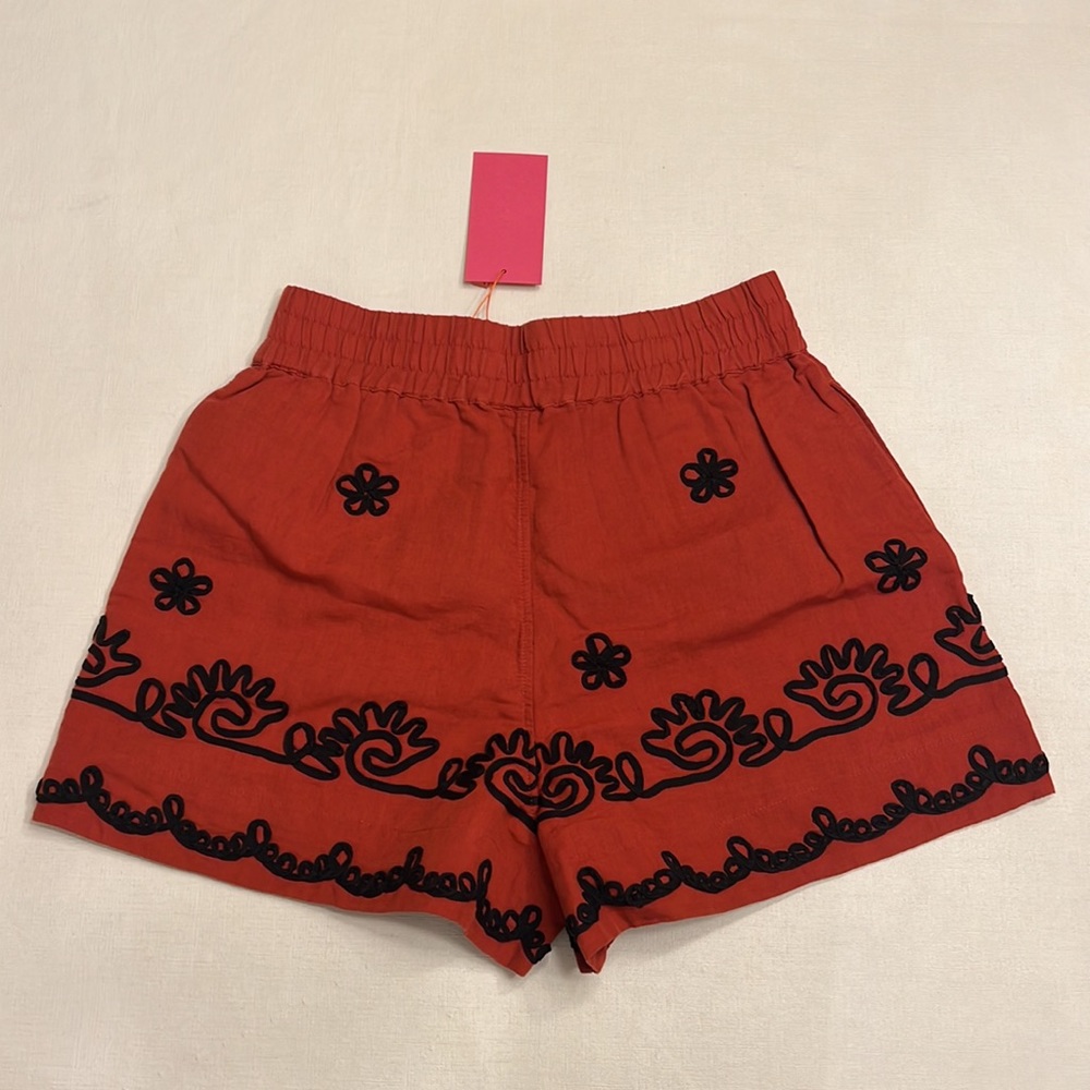RHODE Rust Red Embroidered Set - Picture 4 of 9